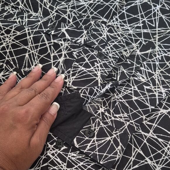 Guess Monochrome Patterned Shirt - Picture 14 of 16